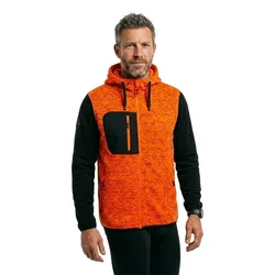 Sweat-shirt à Zip Rainbow Orange Fluo S