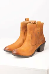 Whenby Womens Western Ankle Leather Boots - - Size: 8