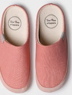 Zapatillas de casa de mujer tipo zueco de tejido - Toni Pons - FashionsVida