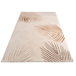 Kurzflor Teppich Tuana 218 Beige