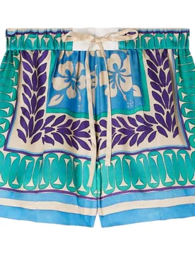 Short de mujer con estampado floral y corte ancho - sandro - FashionsVida