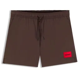 Hugo Pantaloncino Da Bagno Dominica 10238035 Red Dark Brown S