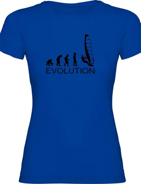 T-shirt à Manches Courtes Evolution Windsurf Royal Blue M - Kruskis - FashionsVida