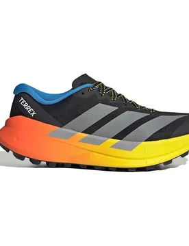 Terrex Agravic Sl Trail Running Shoes Core Black / Grey Three / Semi Impact Orange UK 6 Men - Adidas - FashionsVida