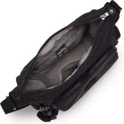 Bandolera de mujer mediana con cremallera y bolsillos exteriores
