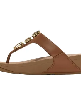 Sandales Lulu Ultra Jewel Metallic Toe Post Deep Tan EU 36 - Fitflop - FashionsVida