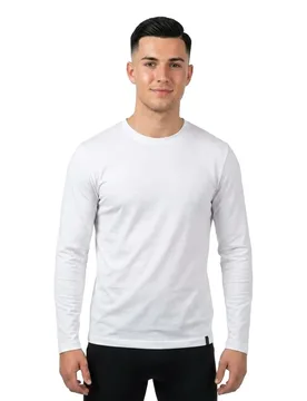 T-shirt à Manches Longues Crossover 20181 White S - MASCOT - FashionsVida