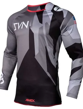 Maglia Da Enduro A Maniche Lunghe Annex Bortz Black / Grey - SEVEN - FashionsVida