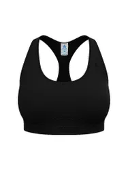 Damen Sport-BH Ascent Performance Wool Medium Support schwarz L W