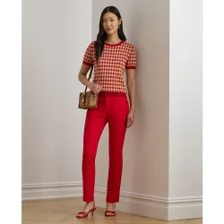 Pantalón de mujer de algodón elástico