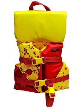 Deluxe Type Ii Dual Junior Life Jacket Yellow / Orange 30 Lbs unisex - Seachoice - FashionsVida