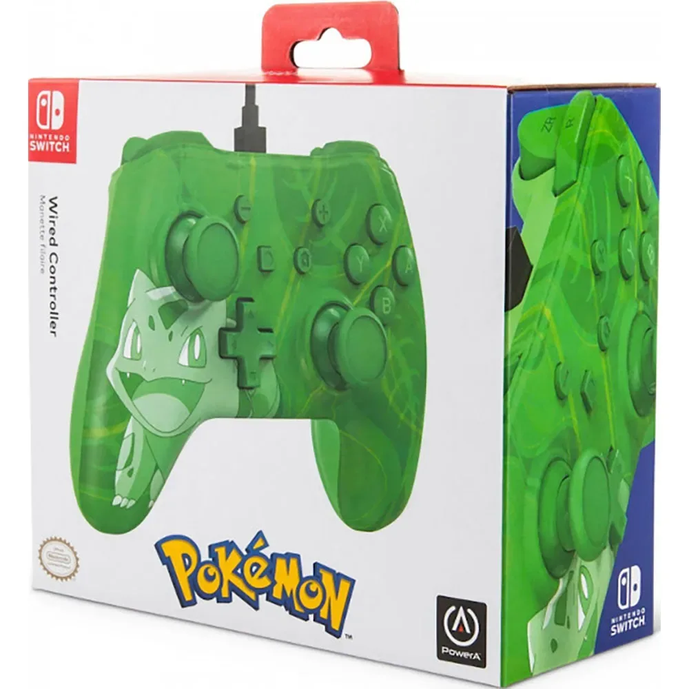 Manette Nintendo Switch Bulbasaur Multicolour One Size unisex - PowerA - FashionsVida