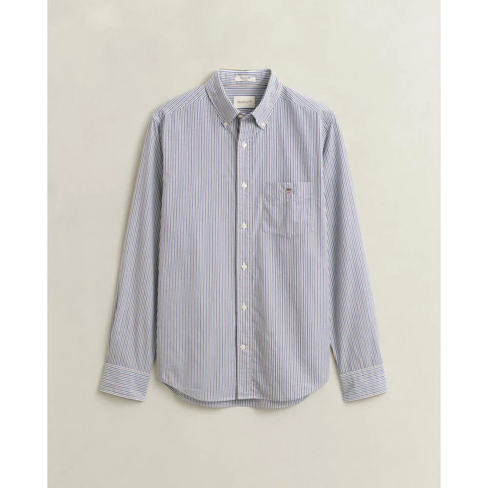Camisa de hombre regular de manga larga - Gant - FashionsVida