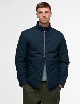 Chaqueta de hombre lisa acolchada - Barbour - FashionsVida