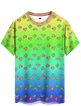 Funny Punk Style Men's Tie Dye Splatter 3D Printed Short Sleeved T-shirt, Gym Workout Running Lightweight Design, Cool Hip-hop R - Aliexpress - FashionsVida