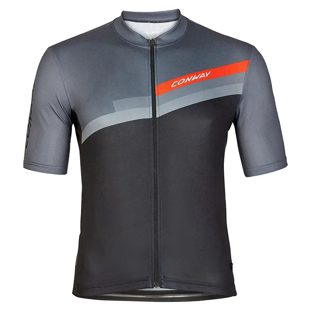 Maglia A Maniche Corte Active Grey / Black - Conway - FashionsVida