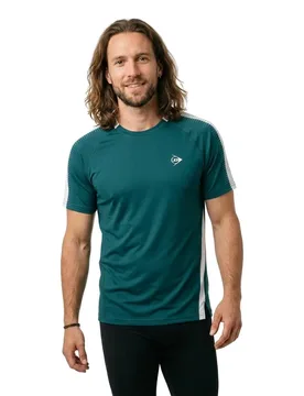 Game 2 Short Sleeve T-shirt White/Shaded Spruce 2XL - Dunlop - FashionsVida