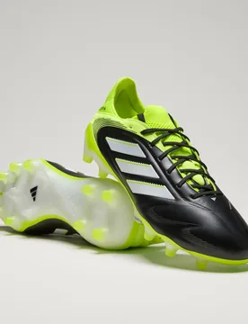 Scarpe Copa Pure 3 Elite Terreni Compatti 42 Core Black / Cloud White / Lucid Lemon - Adidas - FashionsVida