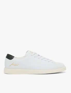 Leather Lace Up Trainers Soft White male - Lacoste - FashionsVida