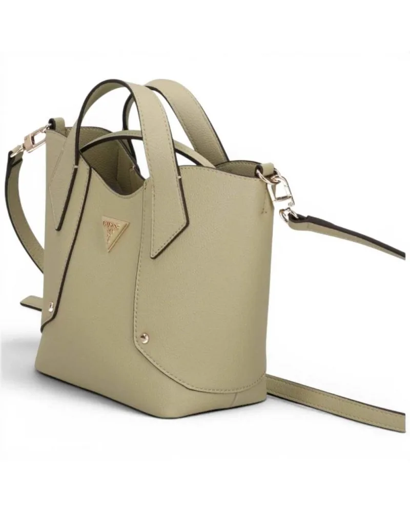 Borsa Darcy Mini Tote Donna Sage in Materiale Sintetico con Logo 4G e Tracolla - Guess - FashionsVida