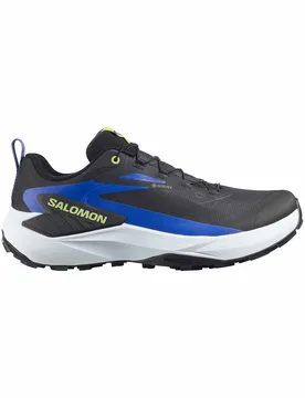 Chaussures de trail en GORE-TEX - Genesis GTX Black/Bluing/Acid Lime - Taille 43 1/3 - Noir - Salomon - FashionsVida