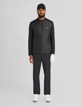 Men's Fleece Lined Trousers Jet Black - Lyle & Scott - FashionsVida