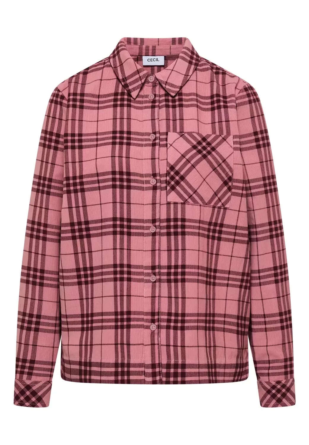 TOS Check Corduroy Blouse female - S - FashionsVida