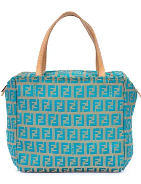 Pre-Owned Womens Zucchino Mini Handbag - Blue - One Size - Fendi - FashionsVida