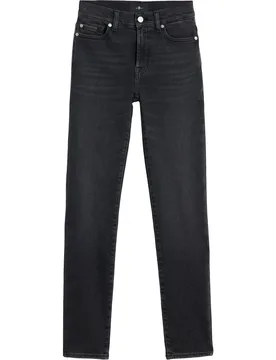 Vaqueros pitillo de mujer roxanne de tiro medio - 7 For All Mankind - FashionsVida