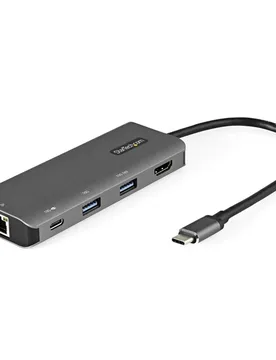 Adaptateur Usb C Multiport Black One Size unisex - StarTech - FashionsVida