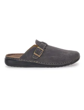 Sabot marroni con fibbia decorativa B001 40 - JASONSTONE - FashionsVida