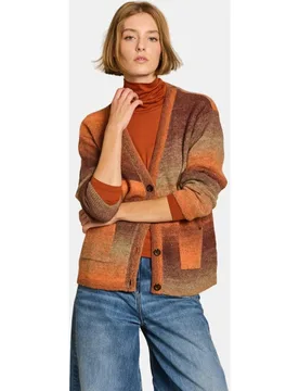 Cárdigan de mujer bolsillo degradado - Escorpion - FashionsVida