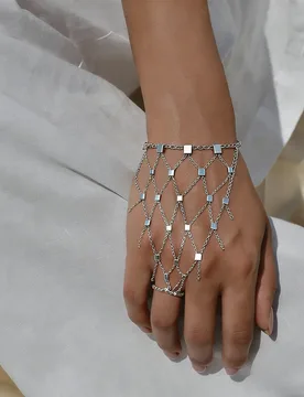 Mesh Finger Bracelet Women Heavy Duty Vintage Hollow Out Hand Chain Bohemian Style Beach Vacation Fashion Hand Jewelry - Aliexpress - FashionsVida