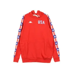 Felpa Cappuccio Uomo Authentic La Bartus Red/blue