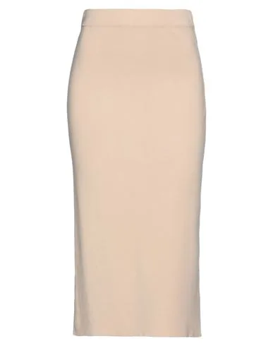 Midi-Rock Damen Hellbraun ONESIZE Damen - VICOLO - FashionsVida