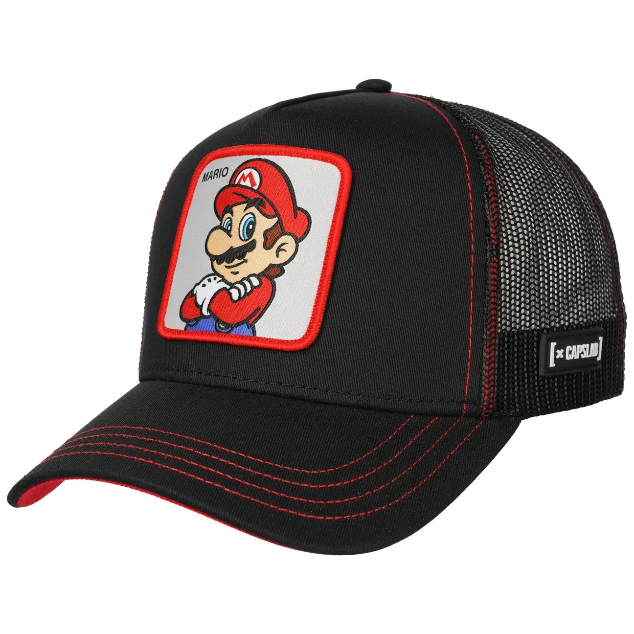 X Super Mario Cap by - anthracite - Female - Size: One Size - Capslab - FashionsVida