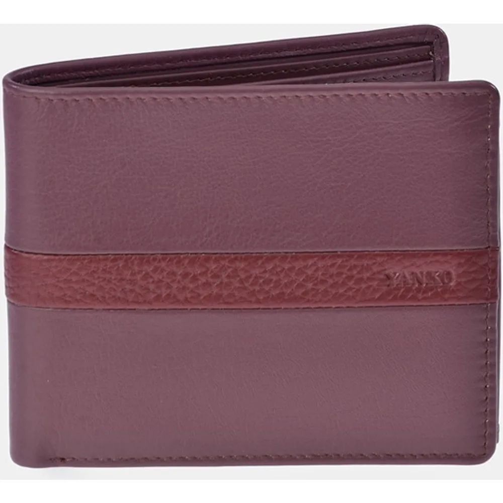 Cartera americano hombre en piel color negro - Yanko - FashionsVida