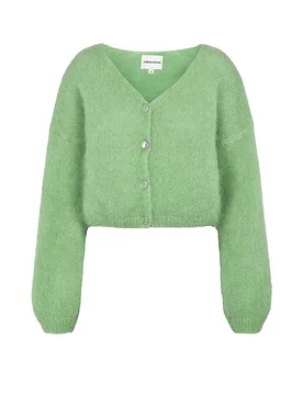 Cardigan court CORNELIA vert L - American Dreams - FashionsVida