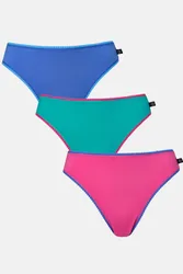 Womens 3-Pack High Leg Knickers - - Size: S