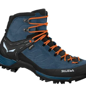Mountain trainer mid gore-tex bota montaña cuero hombre Azul (46,5) - Salewa - FashionsVida