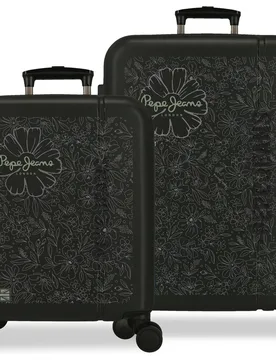 Juego de maletas 55-68 cm expandible pjl eloise abs rígida hasta 109 l - Pepe Jeans - FashionsVida
