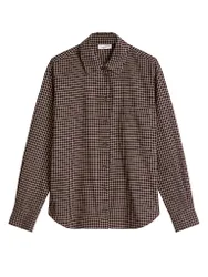 Blusa camisera negro S