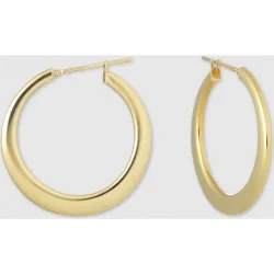 Pendientes de aro en amarillo