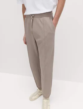 Pique Scuba Joggers Mushroom male - M&S - FashionsVida