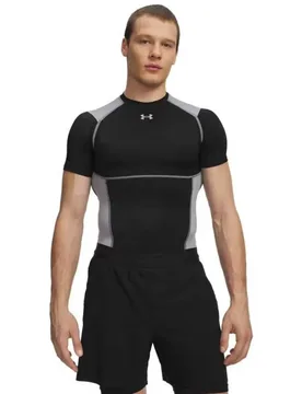 T-shirt à Manches Courtes Heatgear Elite Comp Black S - Under armour - FashionsVida