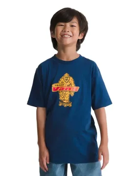 Maglietta A Maniche Corte Big Push Deep Indigo 8-10 Anni - Vans - FashionsVida