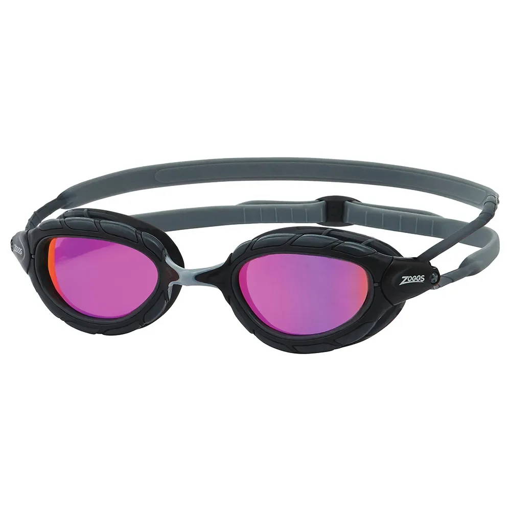 Predator Titanium Swimming Goggles Grey Black Regular Men - Zoggs - FashionsVida