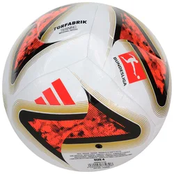 Ballon De Football Deutsche Fussball Liga Training White / Black / Solar Red 5 unisex