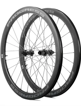Set Di Ruote Da Strada Airspeed A5 Cl Disc Tubeless Black / Grey - Progress - FashionsVida