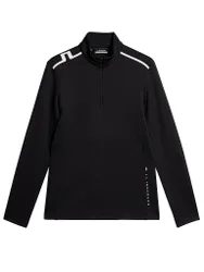 Zipshirt intimo da donna Vinnie Quarter Zip Mid Layer nero M